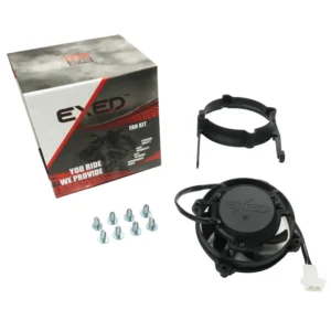 Radiator Fan and Mounting Bracket for KTM / Husqvarna / GASGAS TBI models, Dirt Bike Models from 2024 – 2025-2026, 2+4 Stroke